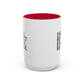 Motivational Inhale Reflect Exhale Release Mug - Colorful 11oz & 15oz Coffee Cup