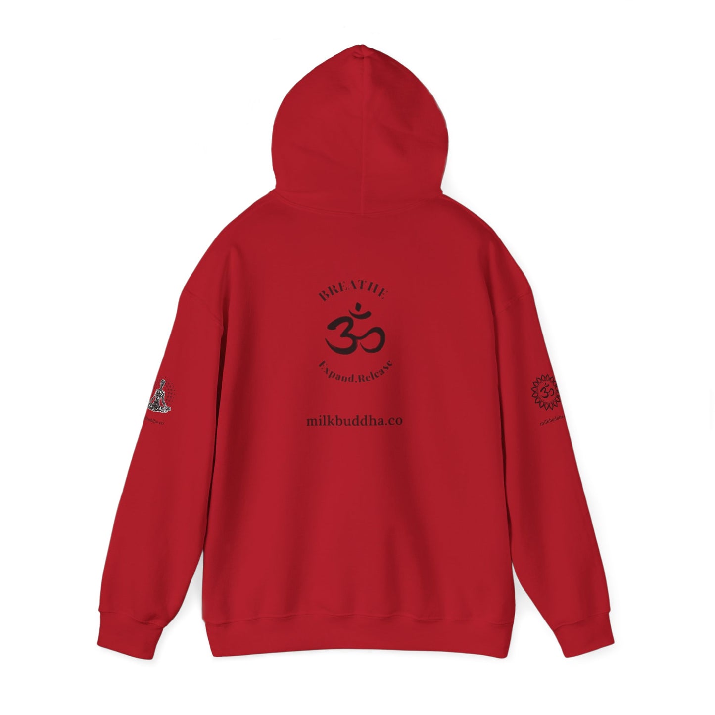 Mindfulness Hooded Sweatshirt - Inhale Reflect Exhale Release
