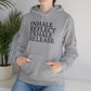 Mindfulness Hooded Sweatshirt - Inhale Reflect Exhale Release