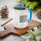Motivational Inhale Reflect Exhale Release Mug - Colorful 11oz & 15oz Coffee Cup