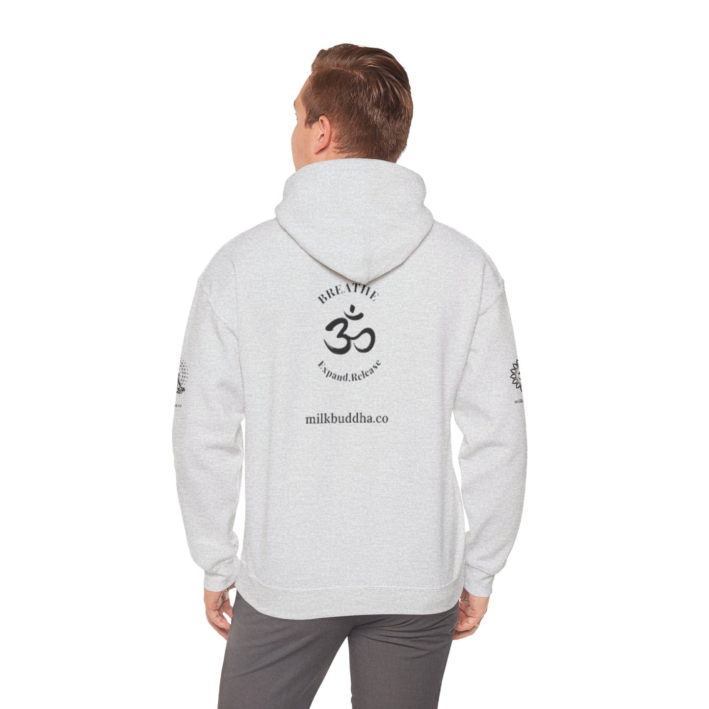 Mindfulness Hooded Sweatshirt - Inhale Reflect Exhale Release