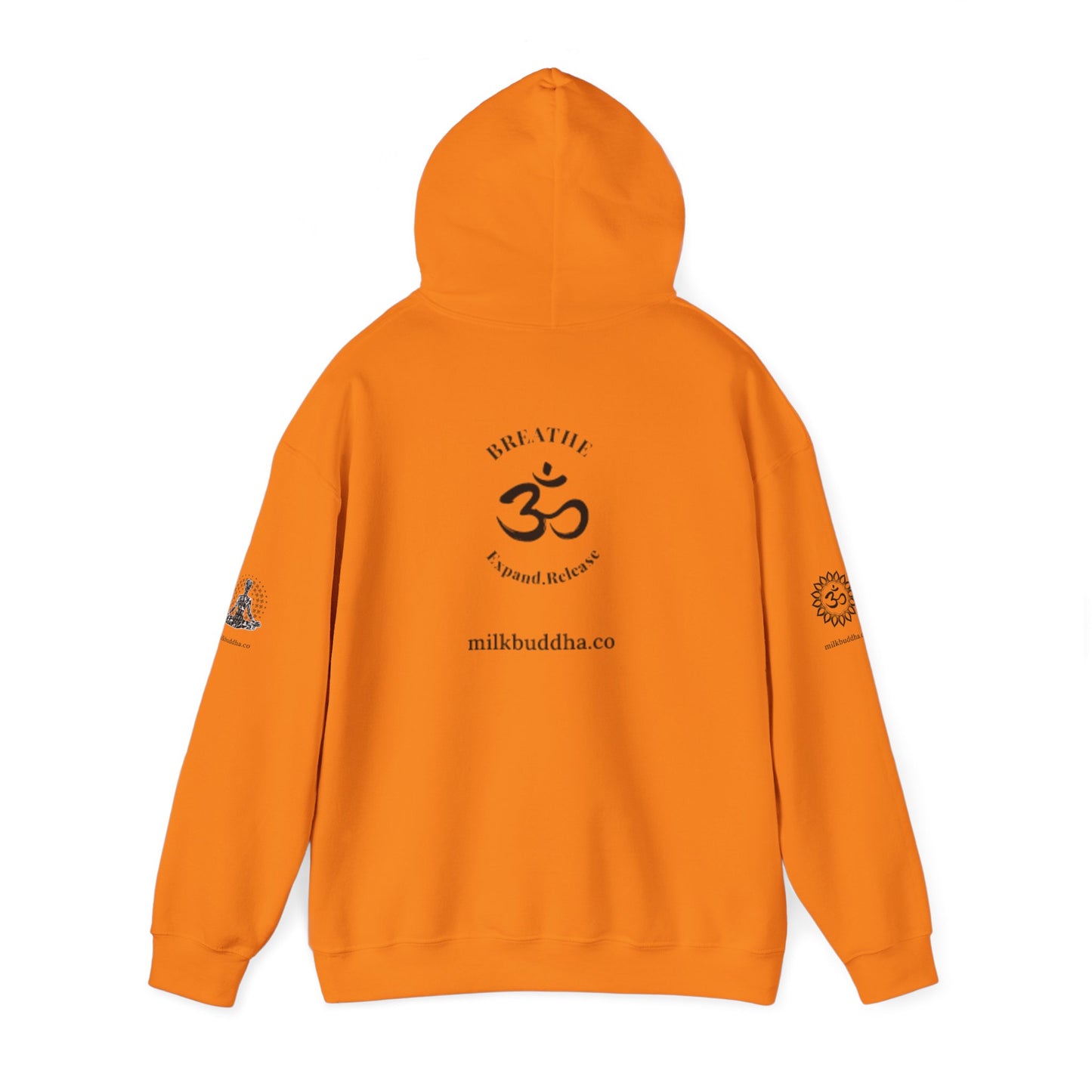 Mindfulness Hooded Sweatshirt - Inhale Reflect Exhale Release