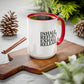 Motivational Inhale Reflect Exhale Release Mug - Colorful 11oz & 15oz Coffee Cup