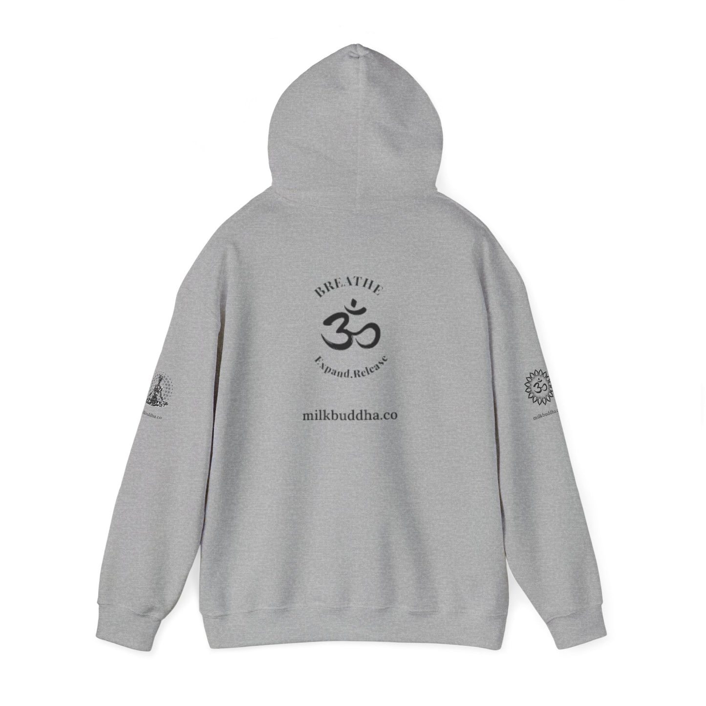 Mindfulness Hooded Sweatshirt - Inhale Reflect Exhale Release