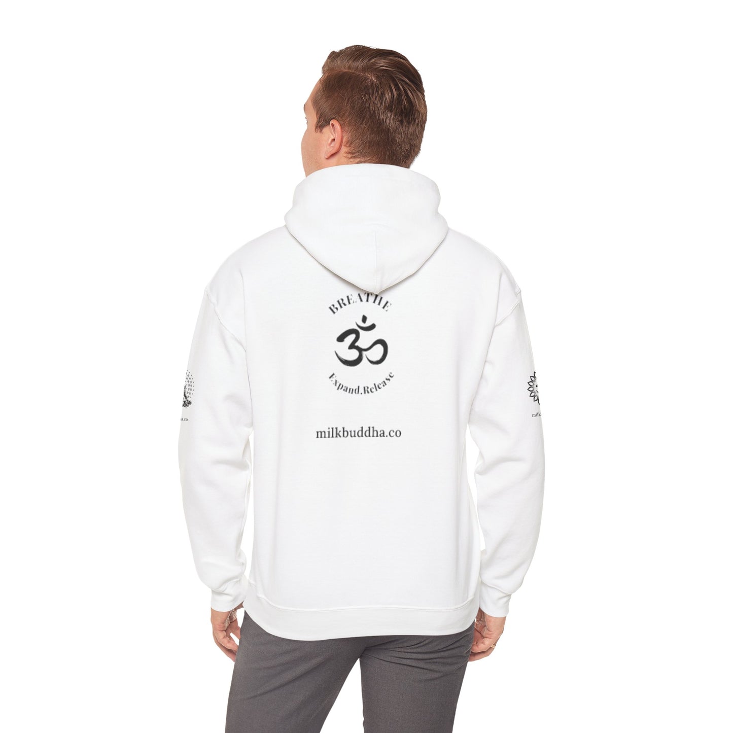Mindfulness Hooded Sweatshirt - Inhale Reflect Exhale Release