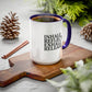 Motivational Inhale Reflect Exhale Release Mug - Colorful 11oz & 15oz Coffee Cup