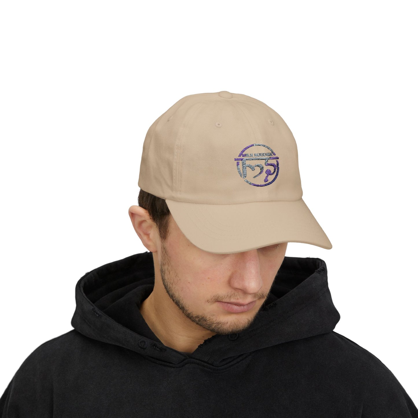 Stylish Classic Dad Cap with Milk Buddha Design