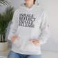 Mindfulness Hooded Sweatshirt - Inhale Reflect Exhale Release