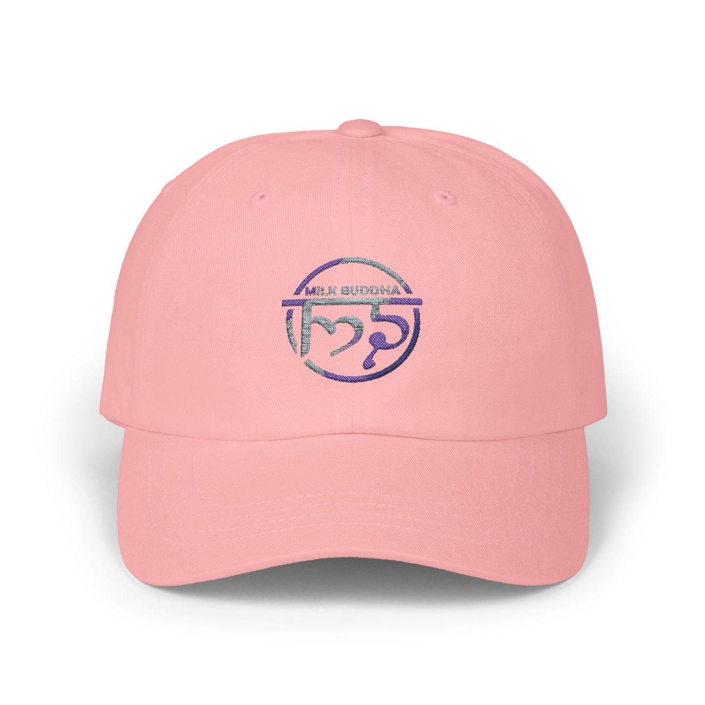 Stylish Classic Dad Cap with Milk Buddha Design