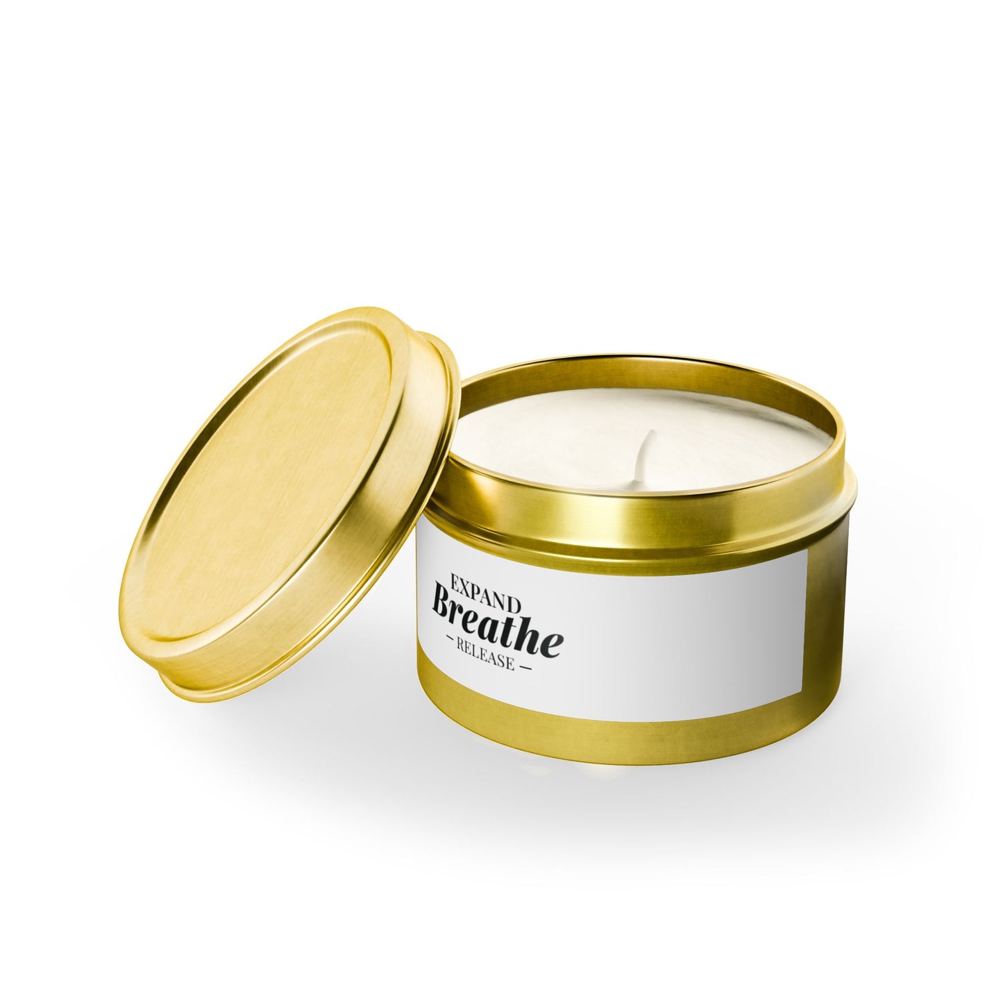 Aromatherapy Tin Candles - Breathe & Release for Relaxation