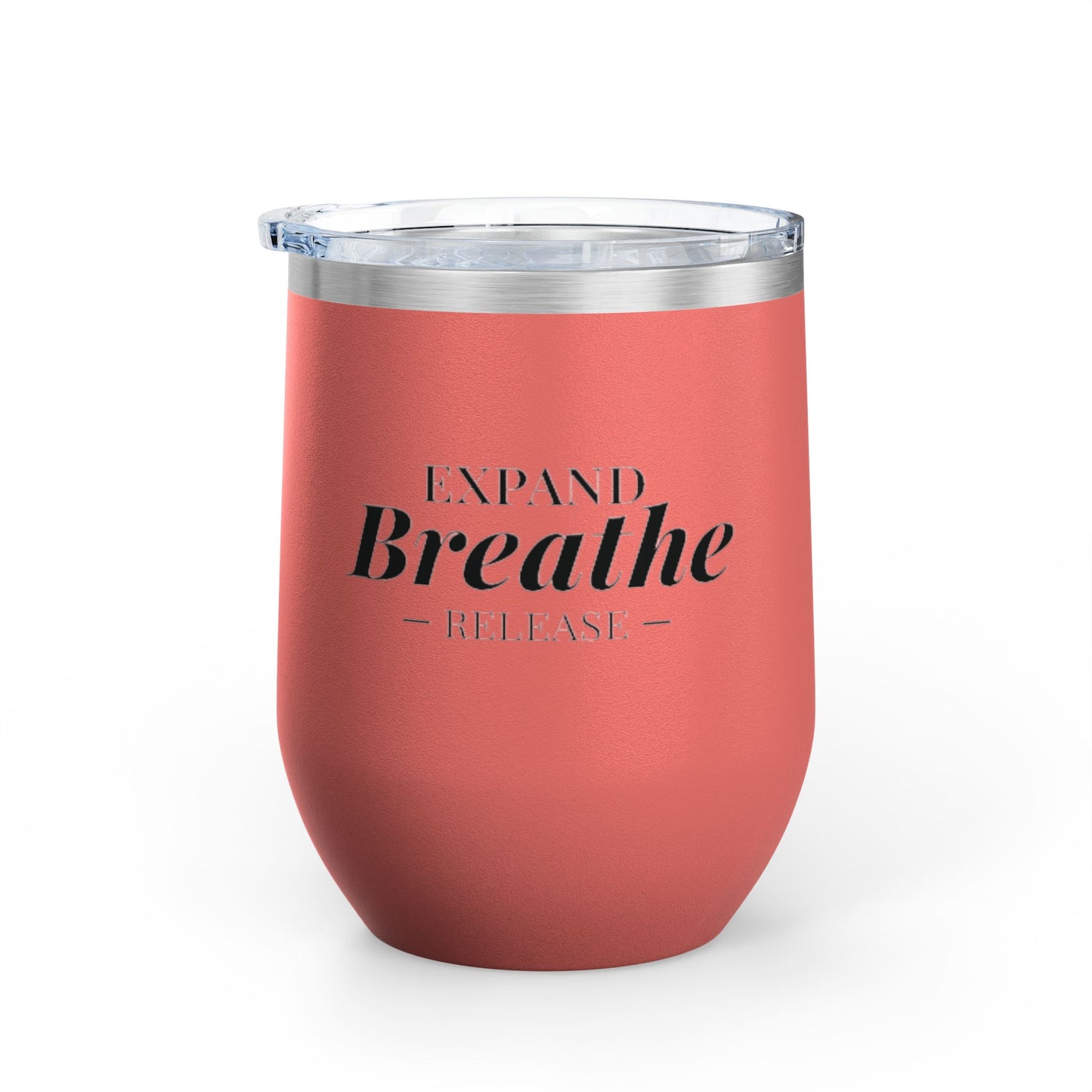 Meditation Wine Tumbler - 12oz Insulated Cup for Relaxation and Mindfulness