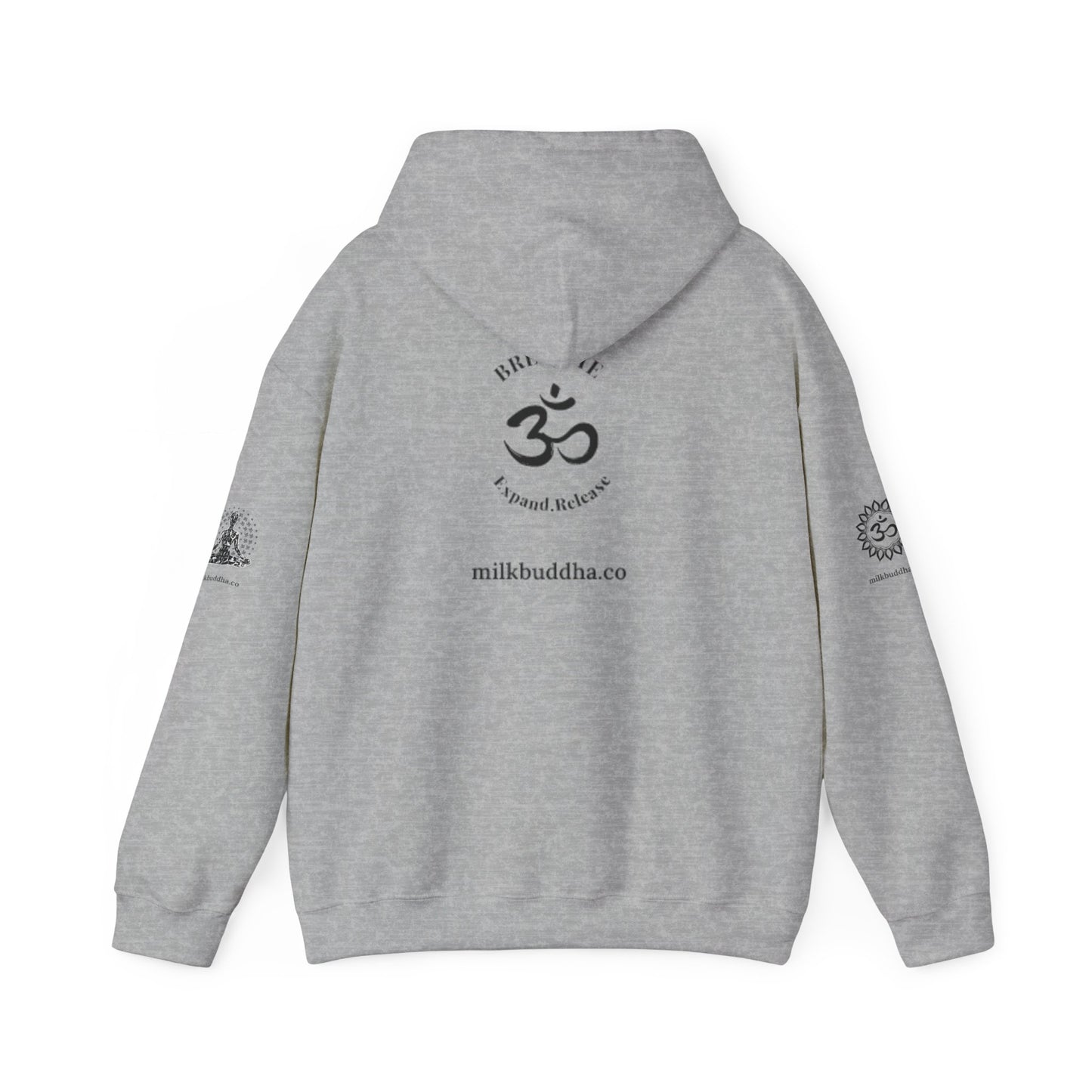 Mindfulness Hooded Sweatshirt - Inhale Reflect Exhale Release