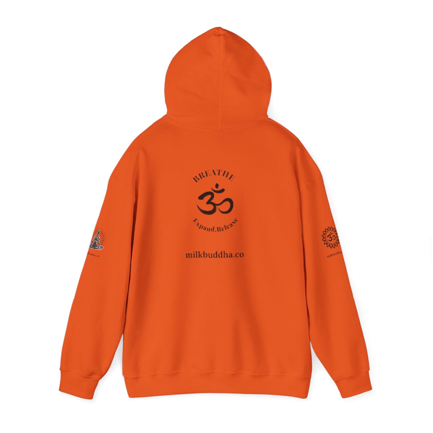 Mindfulness Hooded Sweatshirt - Inhale Reflect Exhale Release
