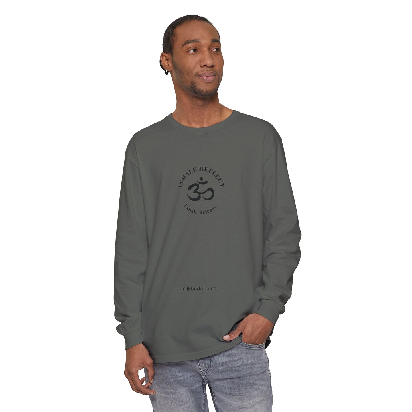 Mindfulness Long Sleeve T-Shirt - Breathe, Expand, Release