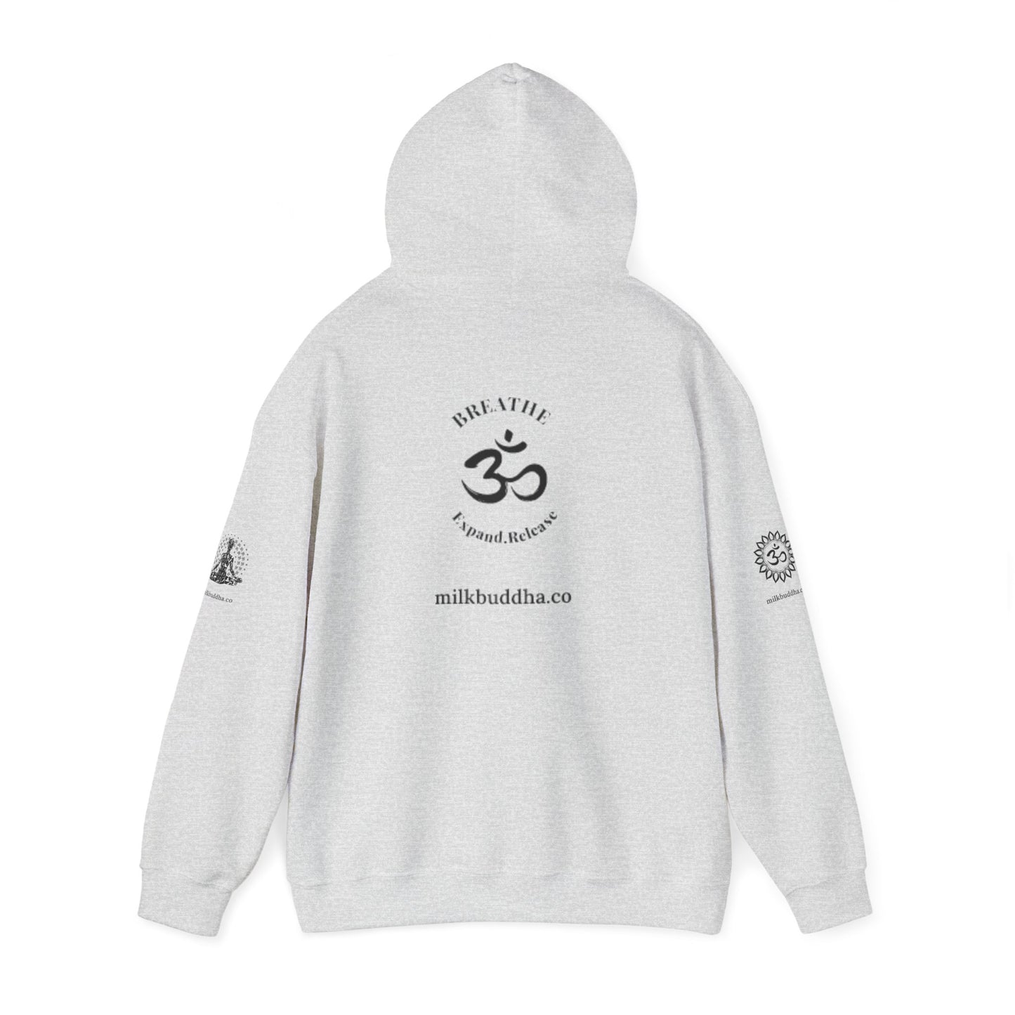 Mindfulness Hooded Sweatshirt - Inhale Reflect Exhale Release